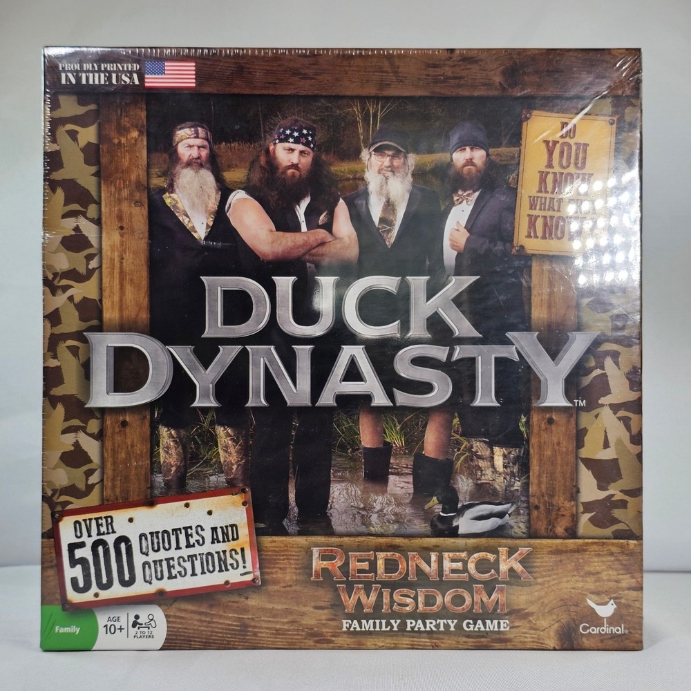 Duck Dynasty Redneck Wisdom Family Party Game Cardinal Trivia Board Game New